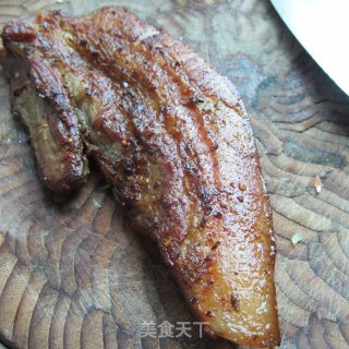 熏烤麻辣孜然腊肉的做法步骤：7