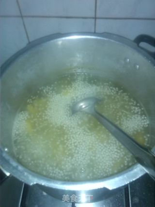 地瓜西米露汤的做法步骤：4