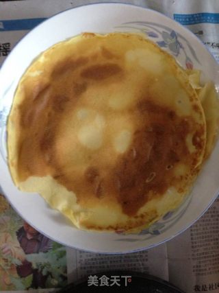 用电饼铛做薄饼的做法步骤：4