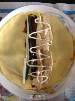 用电饼铛做薄饼的做法步骤：5