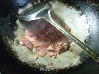 芦笋尖炒培根的做法步骤：6