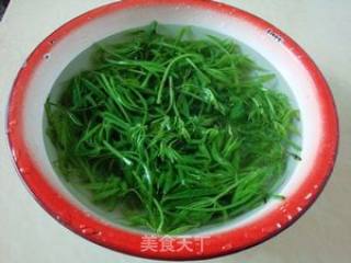 剁椒拌火镰菜的做法步骤：4