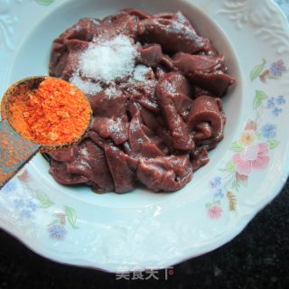 爆炒猪肝的做法步骤：3