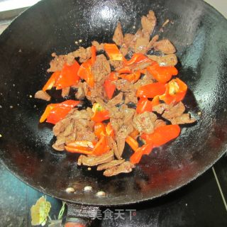 爆炒猪肝的做法步骤：8