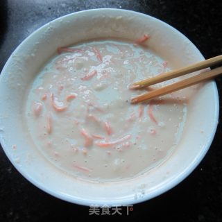 红萝卜煎饼的做法步骤：4
