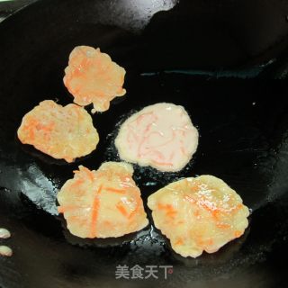 红萝卜煎饼的做法步骤：6