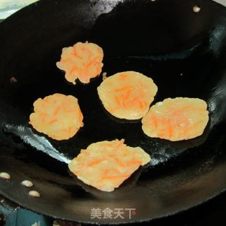 红萝卜煎饼的做法步骤：7