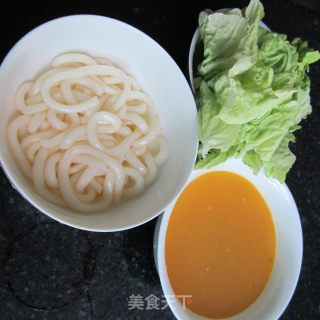 高汤白菜煮粉的做法步骤：1