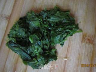 五彩芹菜叶饼的做法步骤：6