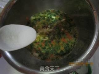 五彩芹菜叶饼的做法步骤：9