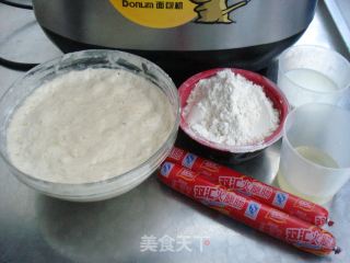 黑椒肠仔包的做法步骤：1