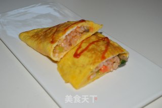 蛋包饭的做法步骤：9