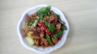 鲜椒鸡块的做法步骤：3