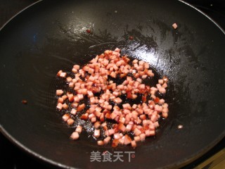 菠萝火腿炒饭的做法步骤：5