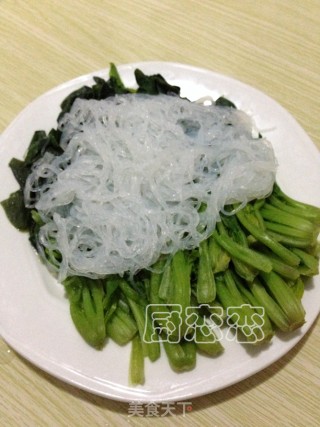 菠菜粉丝的做法步骤：6