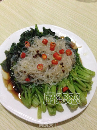 菠菜粉丝的做法步骤：8