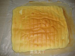 戚风蛋糕卷的做法步骤：10
