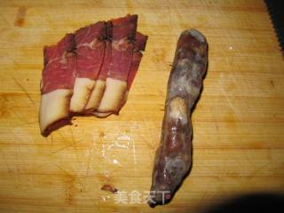 香煎腊味萝卜糕的做法步骤：6