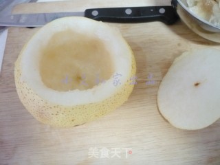 百合雪梨盅的做法步骤：4