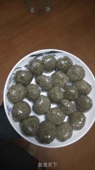 春笋三丁青团的做法步骤：8