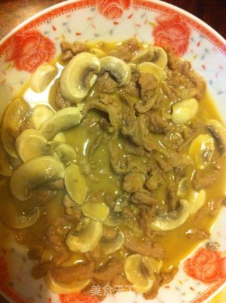 鲜菇炒肉的做法步骤：4