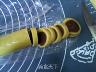 可可卷心酥的做法步骤：15