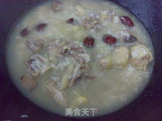 酒酿红枣煮鸡的做法步骤：6