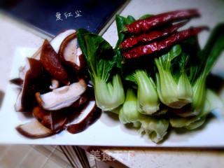 香菇瓢儿菜的做法步骤：1