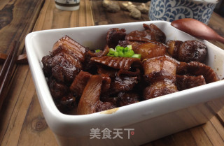 90后家庭煮男 笋干红烧肉 春季美味开始的第一道菜的做法步骤：9