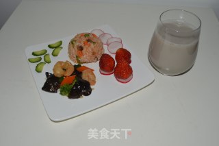 番茄酱炒饭的做法步骤：7