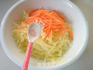 拌胡萝卜土豆丝的做法步骤：10