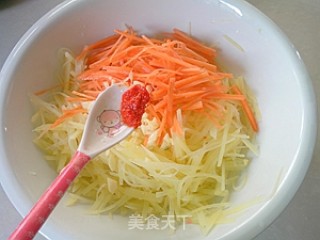 拌胡萝卜土豆丝的做法步骤：11