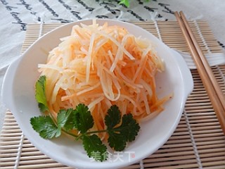 拌胡萝卜土豆丝的做法步骤：12