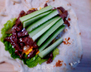 烫面牛肉卷的做法步骤：13