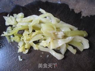 咸菜炒花蚬的做法步骤：5