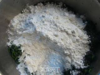 酱香艾草荠菜煎饼的做法步骤：4