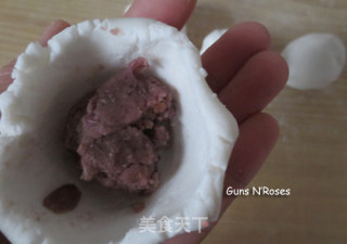 春游小吃：豆沙麻团的做法步骤：6