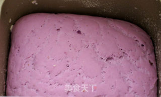紫薯玫瑰花馒头（电饭煲版）的做法步骤：5