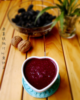 桑葚核桃汁的做法步骤：3