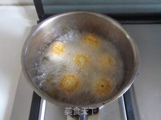 流沙土豆丸的做法步骤：13