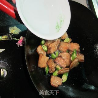 青椒咖喱肉的做法步骤：7