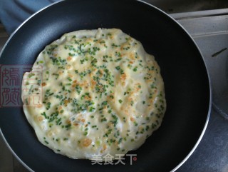 韭苔鸡蛋煎饼的做法步骤：8