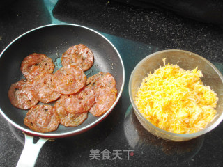 萨拉米香菇堡的做法步骤：4