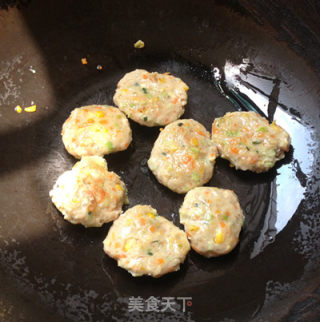 五彩肉饼的做法步骤：8