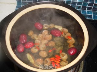 鸽蛋美颜汤的做法步骤：5