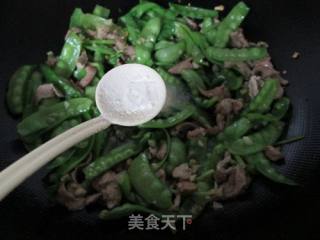 荷兰豆炒肉的做法步骤：11
