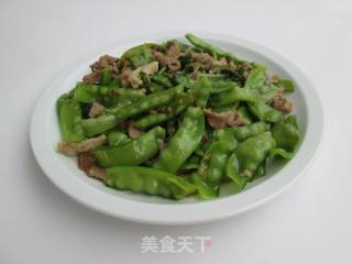 荷兰豆炒肉的做法步骤：12