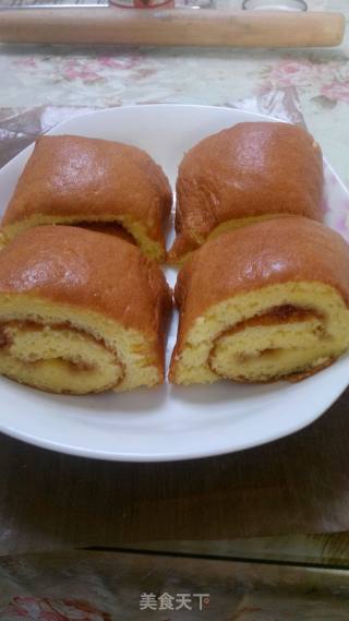 蛋糕卷的做法步骤：8