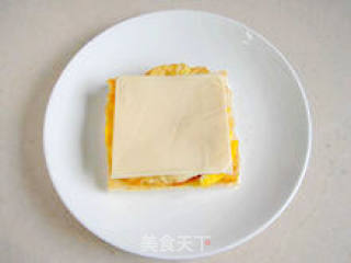 【火腿奶酪三明治】--- 吃不腻的经典味的做法步骤：7