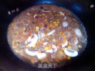 菇香牛肉意面的做法步骤：7